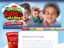 Tablet Screenshot of kidsinthevillage.com